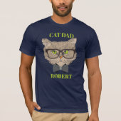 Cat Lover Shirt, For Him, cat themed gifts Tシャツ (正面)