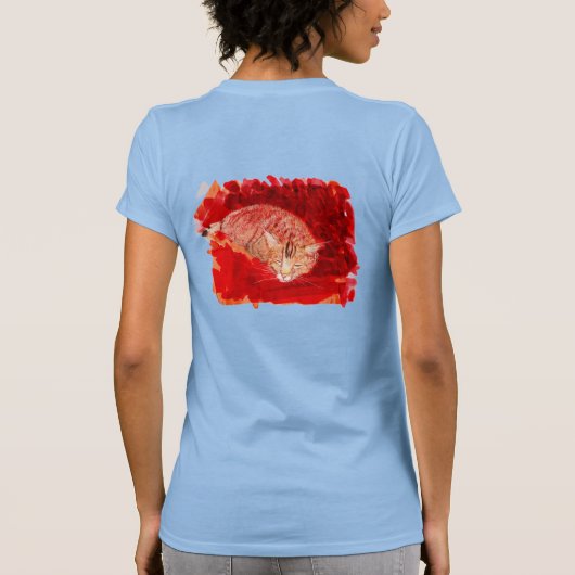Cat Lover Tシャツ (裏面)