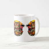 Cat Lover Vibes – Cute Cat Design . コーヒーマグカップ (正面右)