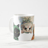 Cat lovers コーヒーマグカップ (正面左)