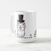cat lovers coffee mug  コーヒーマグカップ (正面左)