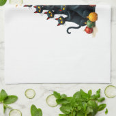 Cat Lovers Cute and Funny Holiday Tree Christmas 2 キッチンタオル (折り畳み)