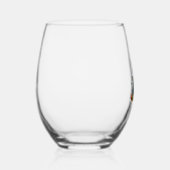 Cat Lovers Cute and Funny Holiday Tree Christmas 2 ステムなしワイングラス (右)