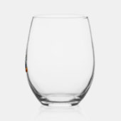 Cat Lovers Cute and Funny Holiday Tree Christmas 2 ステムなしワイングラス (左)