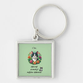 Cat lover's FeLINE Simply MEOW-VaLOUS キーホルダー