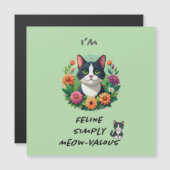 Cat lover's FeLINE Simply MEOW-VaLOUS magnetic car (正面/裏面)