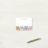 Cat Lovers Personalized ポストイット (デスク上)