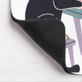 Cat lovers Tuxedo cat Mouse pad  マウスパッド (コーナー)
