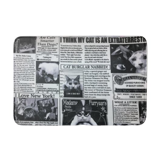 Cat Magazine バスマット (正面)