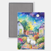 Cat magnet マグネット (正面/裏面)