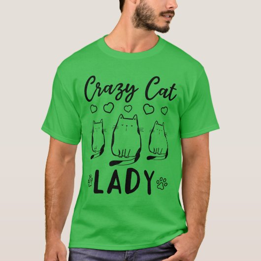 Cat Mama Cute Cat Lover Cat Owner Crazy Cat Lady Tシャツ (正面)