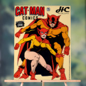 CAT-MAN Comics Acrylic Sign アクリルサイン (ニュートラル)