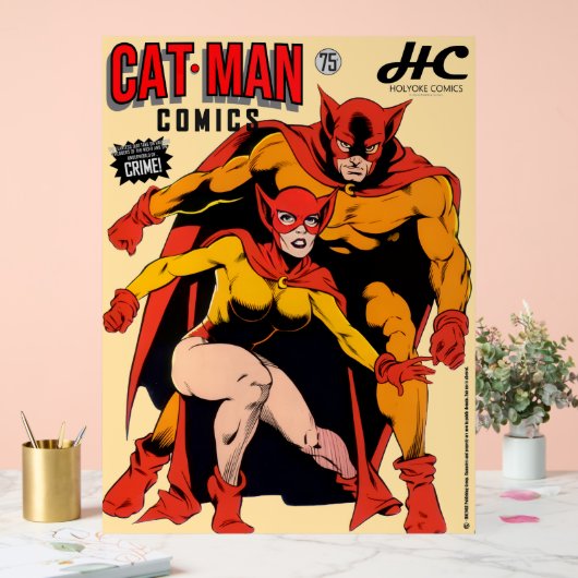 CAT-MAN Comics Acrylic Sign アクリルサイン (ウェディング)