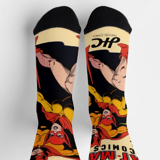 CAT-MAN Comics Socks ソックス (上部)
