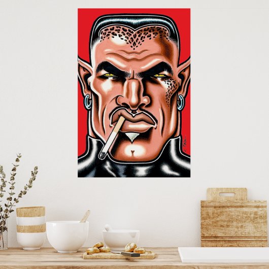 Cat-Man from the Moon/Large ポスター (キッチン)