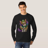 Cat Mardi Gras Happy Mardi Gras Carnival Cat  Kitt Tシャツ (正面フル)