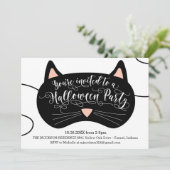 Cat Maskハローウィンパーティ招待状 招待状 (スタンド正面)