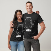 Cat Meh  Cat Sarcastic Humor Men Women Tシャツ (ユニセックス)