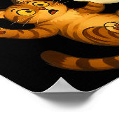 Cat Meme Funny Soky Halloween Kitty ポスター (角)