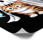 Cat Meme Funny Soky Halloween Kitty  ポスター (角)