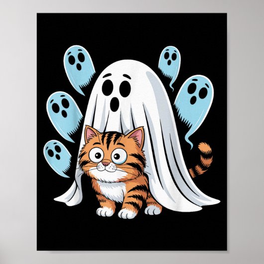 Cat Meme Funny Soky Halloween Kitty  ポスター (正面)