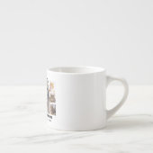 Cat Memorial 7 Photo Collage Pet Tribute Template エスプレッソカップ (右)