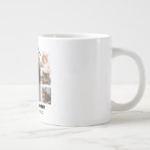 Cat Memorial 7 Photo Collage Pet Tribute Template ジャンボコーヒーマグカップ (右)