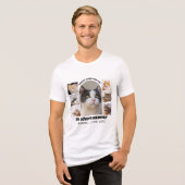 Cat Memorial 7 Photo Collage Pet Tribute Template トライブレンドＴシャツ (正面全面)