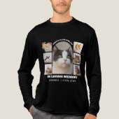 Cat Memorial 7 Photo Collage Pet Tribute Template トライブレンドＴシャツ (正面)