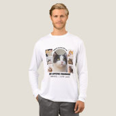 Cat Memorial 7 Photo Collage Pet Tribute Template トライブレンドTシャツ (正面全体)