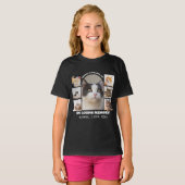 Cat Memorial 7 Photo Collage Pet Tribute Template Tシャツ (正面フル)