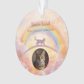 Cat Memorial Acrylic Ornament Rainbow Bridge オーナメント (正面)