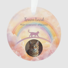 Cat Memorial Acrylic Ornament Rainbow Bridge オーナメント
