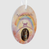 Cat Memorial Acrylic Ornament Rainbow Bridge オーナメント (正面)