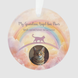 Cat Memorial Acrylic Ornament Rainbow Bridge オーナメント