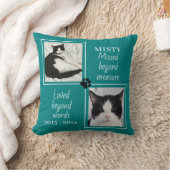 Cat Memorial Beyond恋しく思 Measurement写真カスタムより クッション (ブランケット)
