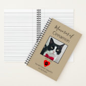 Cat Memorial Journal Khaki ノートブック (内側)