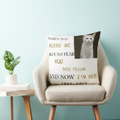 Cat Memorial Pillow – Forever in Our Hearts クッション (椅子)