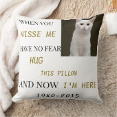 Cat Memorial Pillow – Forever in Our Hearts クッション (ブランケット)