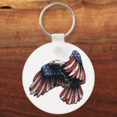 Cat Meow with sunglasses T-Shirt キーホルダー (裏面)