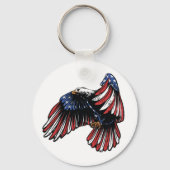 Cat Meow with sunglasses T-Shirt キーホルダー (裏面)