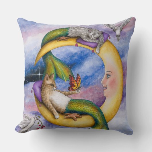 Cat Mermaid 29 クッション (正面)