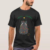 Cat Merry Catmas Tシャツ (正面)