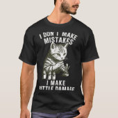 Cat Miniature Painter Battle Damage Funny Miniatur Tシャツ (正面)