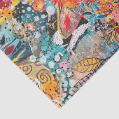 Cat Mixed Mixed Paper Collage 薄葉紙 (詳細)