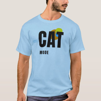 CAT MODE | モダンな猫好きのためのグラフィックデザイン Tシャツ