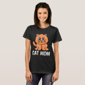 CAT MOMかわいいジンジャーTシャツ Tシャツ (正面フル)