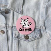 CAT MOMピンクかわいい子猫ボタン 缶バッジ (インサイチュ)