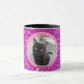 Cat Momフォトワードクラウドバレンタイン マグカップ (中央)