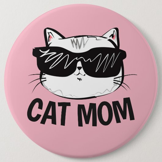 CAT MOMボタン 缶バッジ (正面)